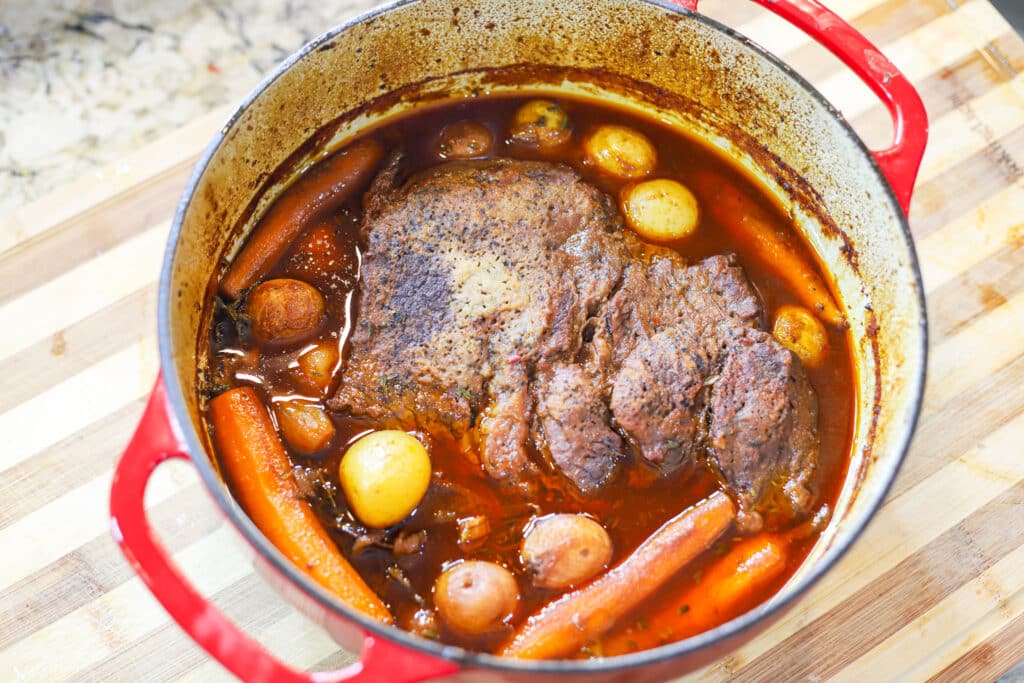 Pot roast no garnish
