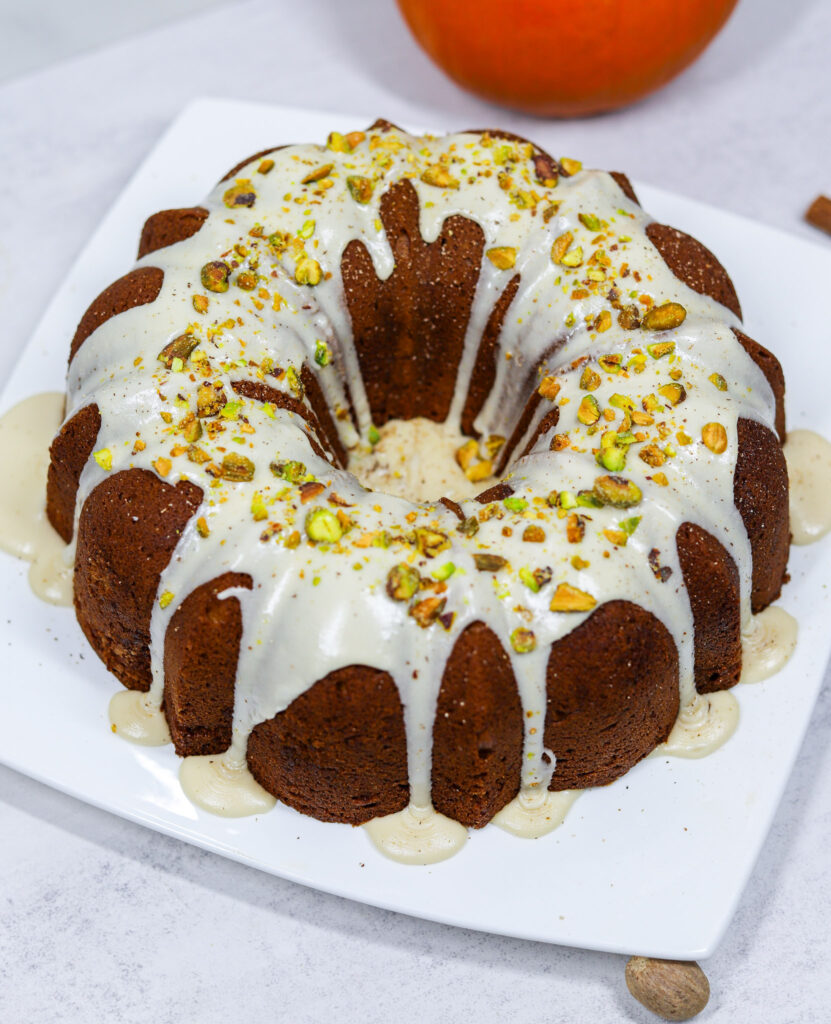 Pumpkin Bundt Cake top view