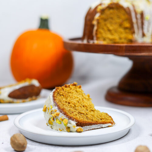 Pumpkin Bundt Cake slice