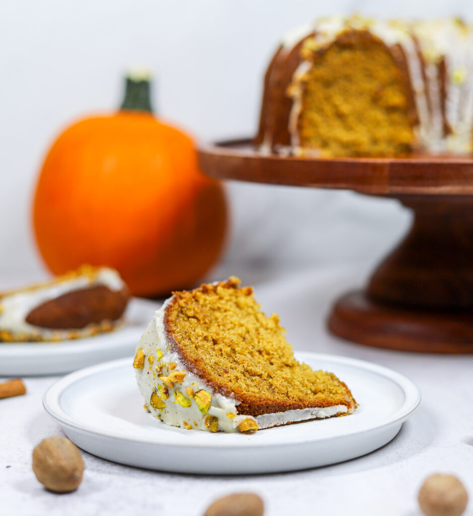 Pumpkin Bundt Cake slice