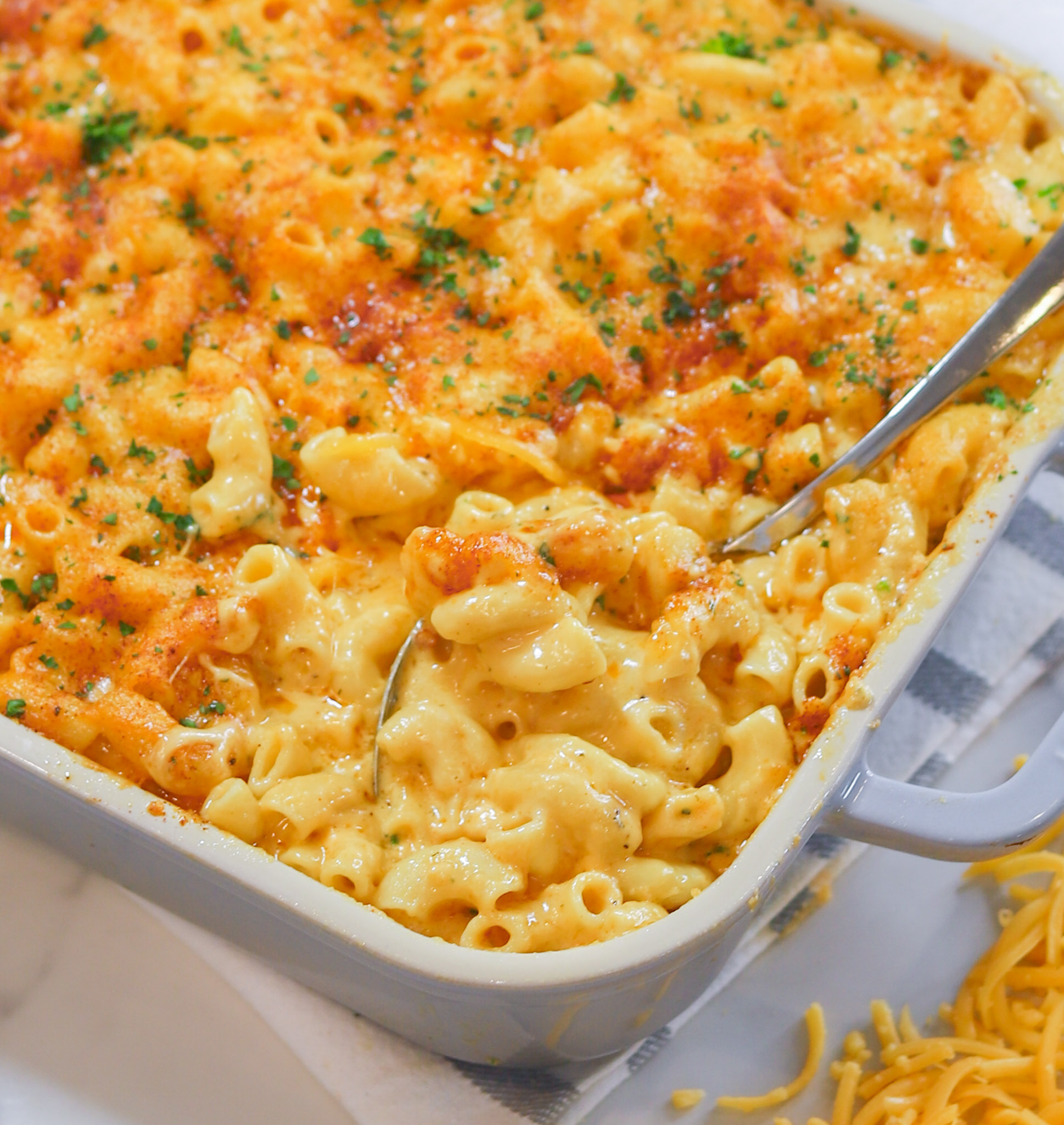 Mac and cheese scoop chef kolby kash