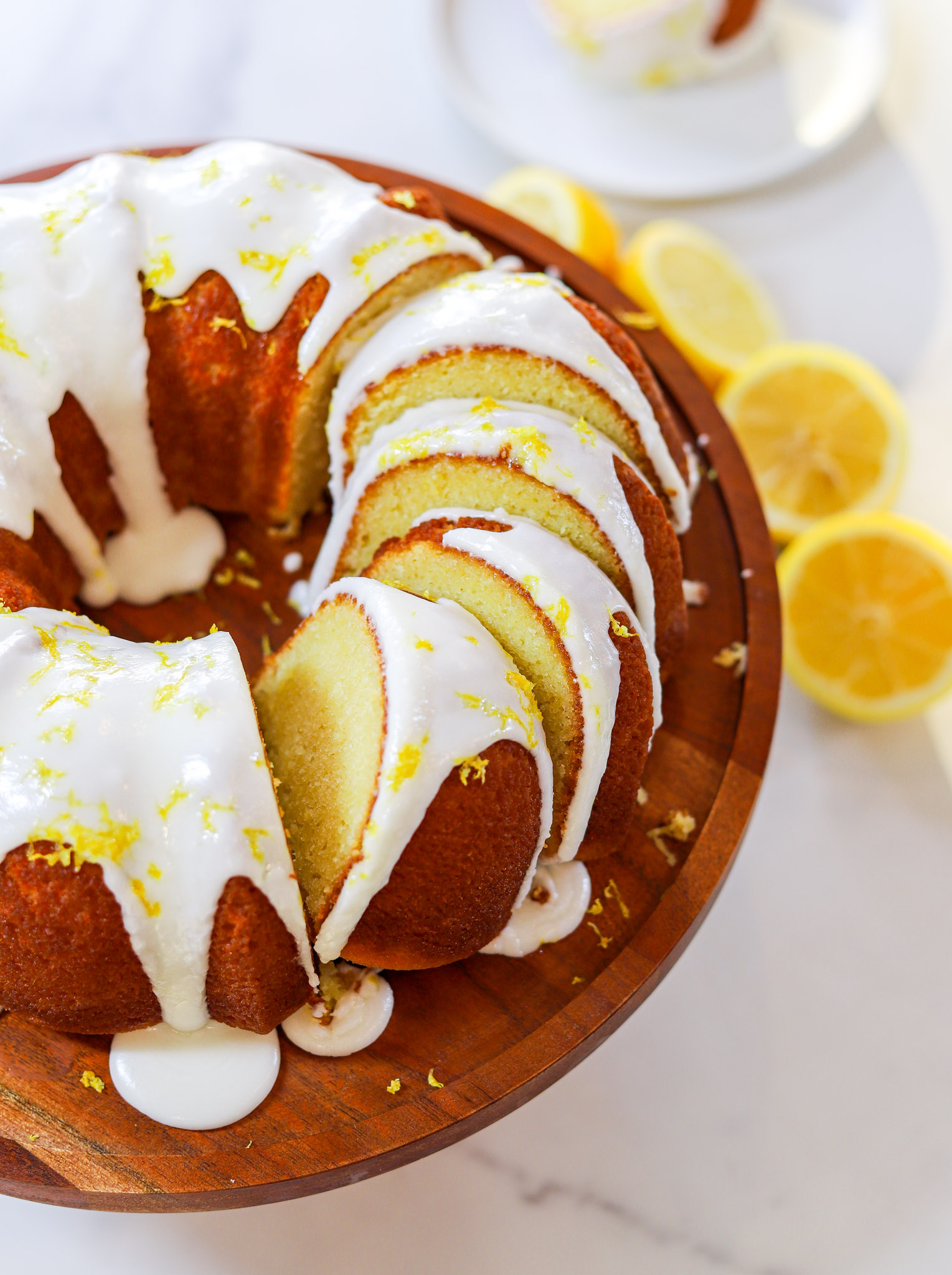Lemon Bundt cake feature