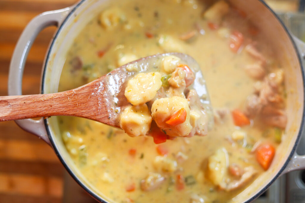 Chicken and dumplings 10