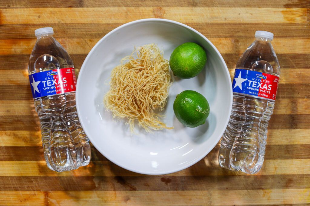 Seamoss Gel ingredients