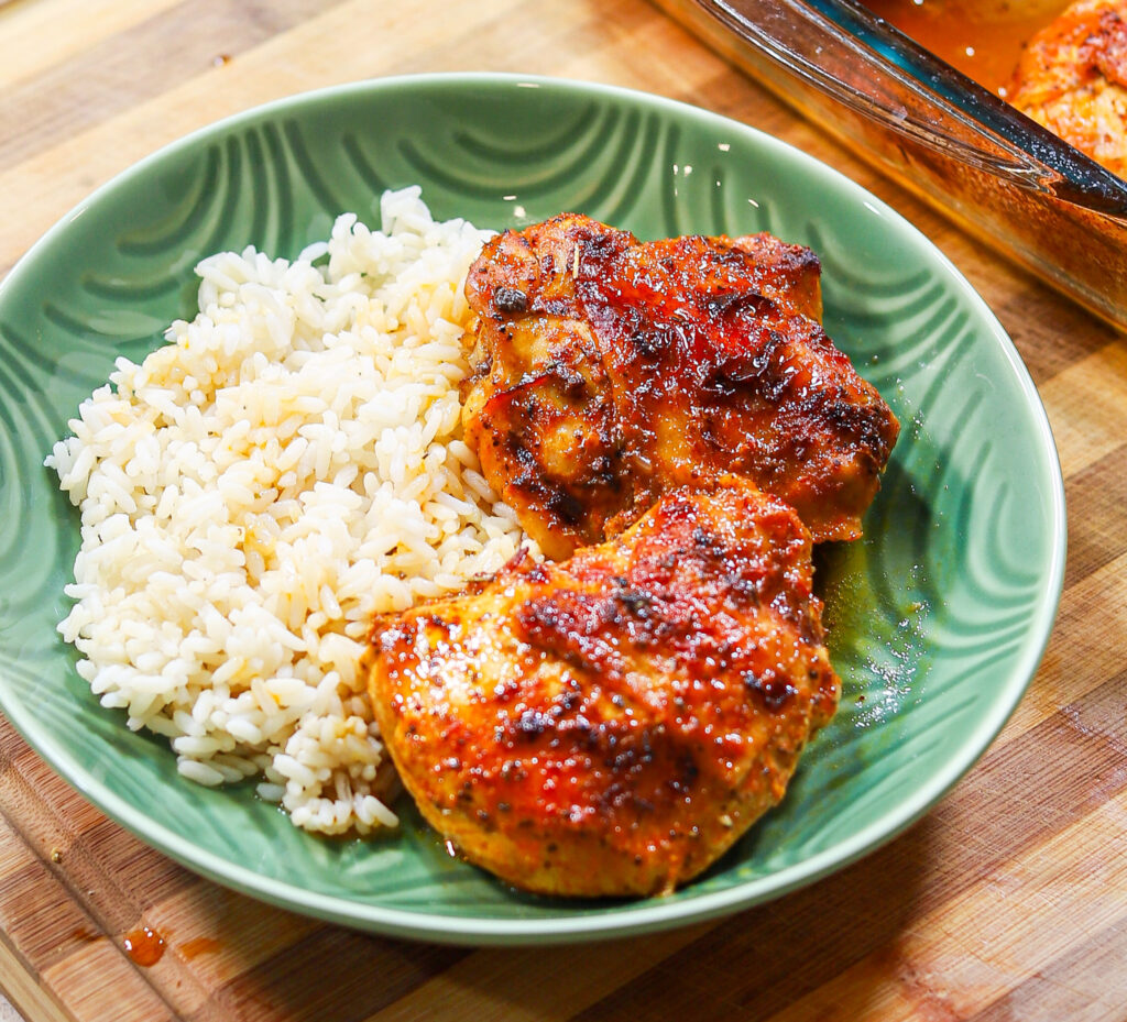 baked lemon garlic chicken