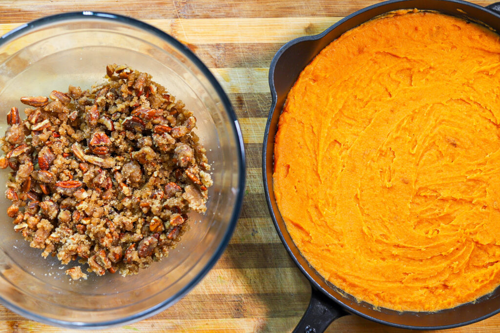 assembling casserole