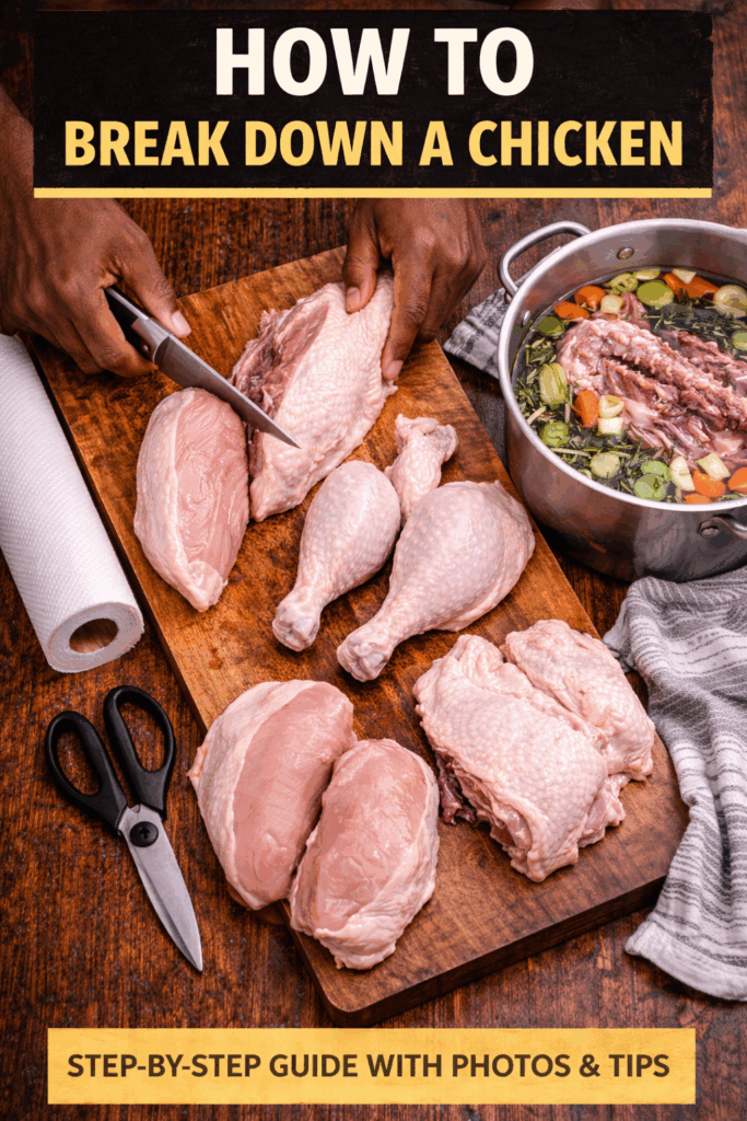 How to break down a whole chicken