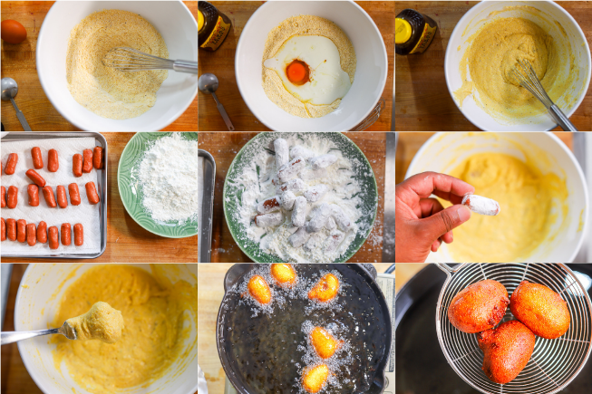 How to make mini corndogs