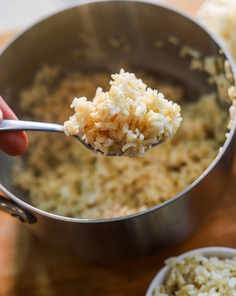 How to cook perfect brown rice on the stove