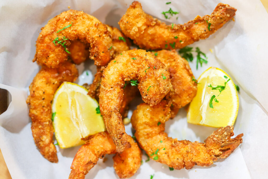 Homemade crispy fried shrimp recipe