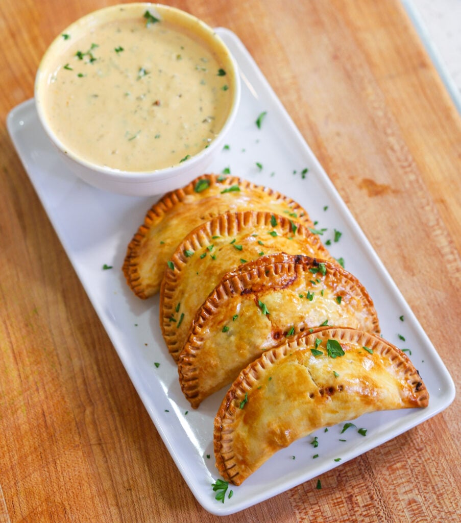 baked beef and cheese empanadas