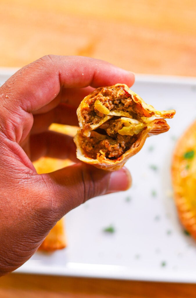 ground beef filling for cheeseburger empanadas