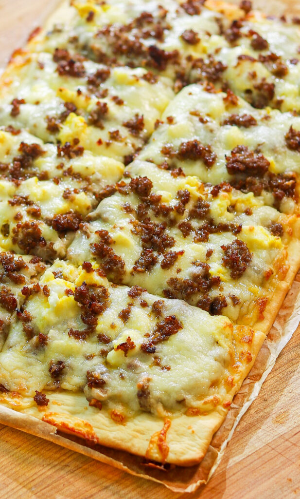 school breakfast pizza