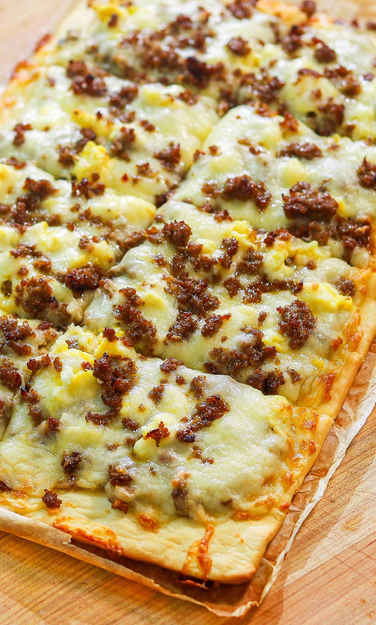 school breakfast pizza